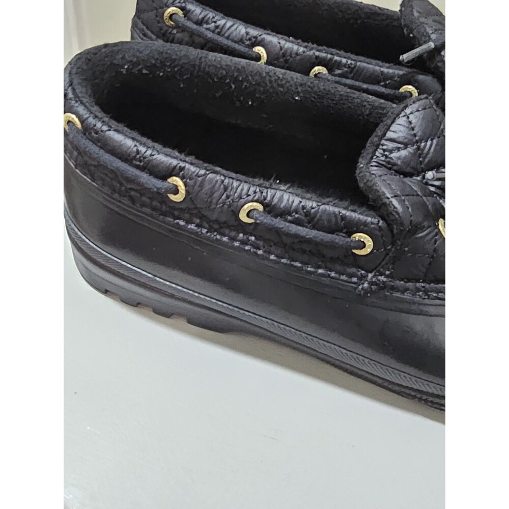 Sperry Top Sider Black Duck Boots Waterproof Warm Womens boots Size 10 - Picture 5 of 11